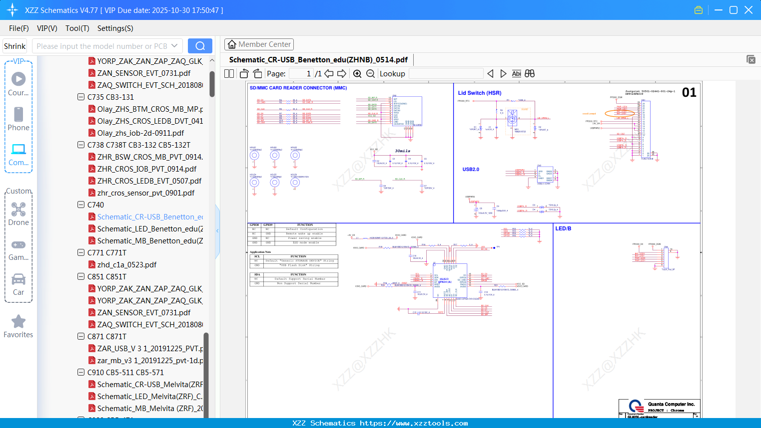 Laptop ACER Schematic_CR-USB_Benetton_edu(ZHNB)_0514